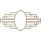 Ekena Millwork Elizabeth Wood Fretwork Pierced Ceiling Medallion, Hickory, 38"W x 19"H x 10 1/2"IW x 18"IH x 3/8"T CMWP38X19X0375EBHI - alternate 5